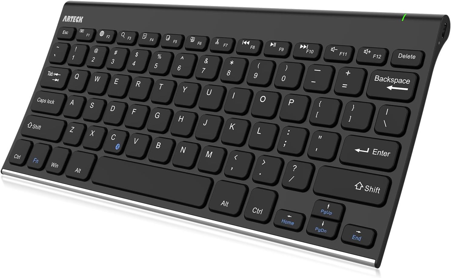 Arteck Stainless Steel Bluetooth Keyboard